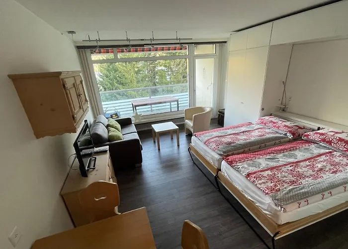 Zentral Wohnen, Ankommen, Heimeliges Ruhiges Mitten In Appartement Davos
